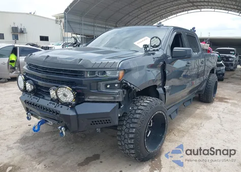 2021 Chevrolet Silverado 1500 4Wd Short Bed Custom из США, поврежденный, VIN 1GCPYBEK8MZ439106